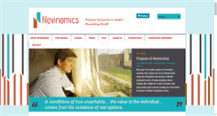 Desktop Screenshot of nevinomics.com