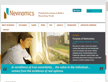 Tablet Screenshot of nevinomics.com